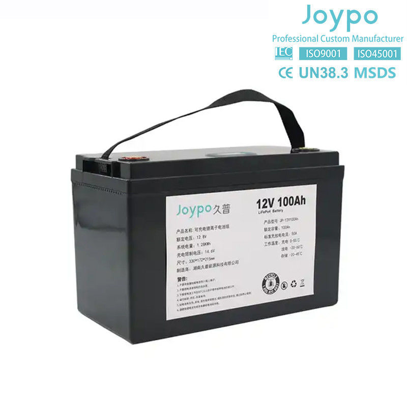 Deep Cycle Lifepo4 Marine Lithiumbatterie 12,8V 100Ah IP67 Wasserdicht für Boote