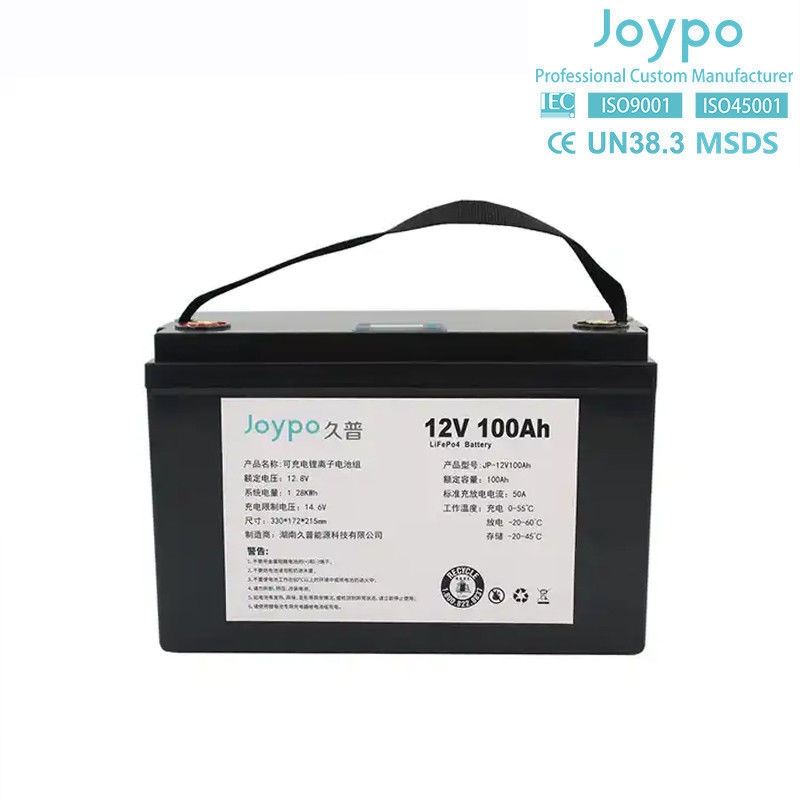 Deep Cycle Lifepo4 Marine Lithiumbatterie 12,8V 100Ah IP67 Wasserdicht für Boote