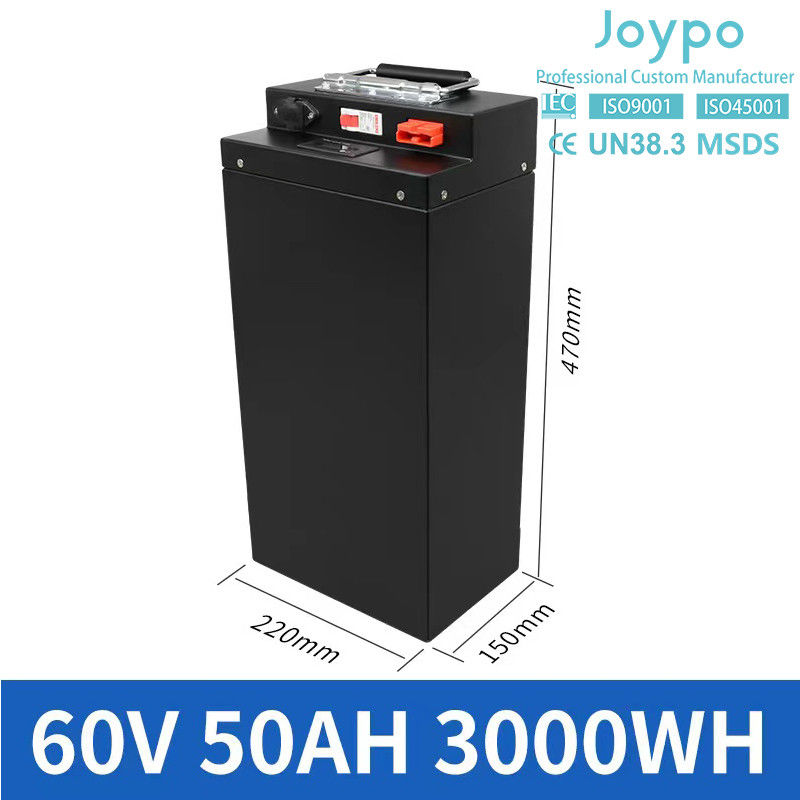 60V Elektroroller Lithiumbatterie 20AH 30AH 40AH 50AH Für 2 / 3 Räder Fahrzeug
