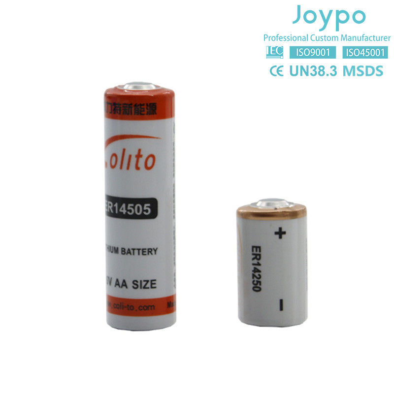 Einweg-Lithiumbatterie ER14250 3,6 V 1,2 Ah Lithiumzelle für Stromzähler