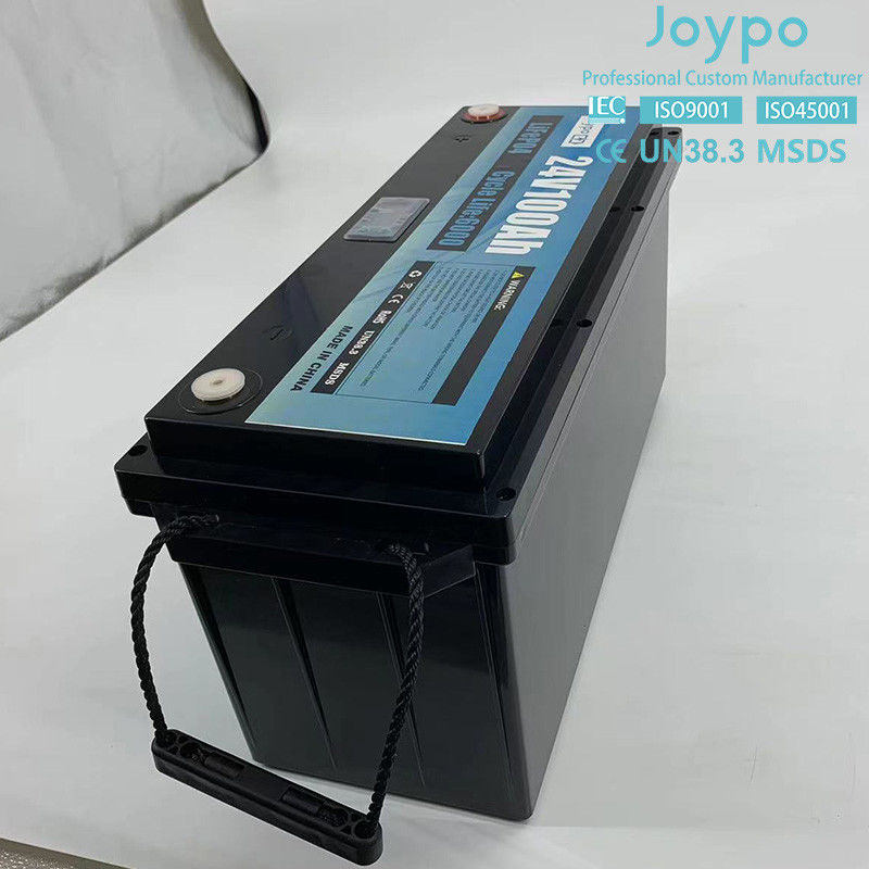 100Ah 200Ah Lithium-Ionen LiFePO4 Batterie 24 Volt Tiefzyklus-Batterie für Wohnmobil Campers