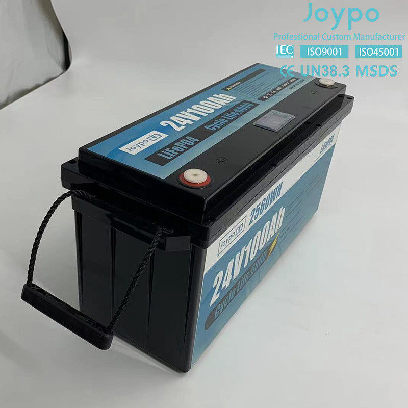 100Ah 200Ah Lithium-Ionen LiFePO4 Batterie 24 Volt Tiefzyklus-Batterie für Wohnmobil Campers