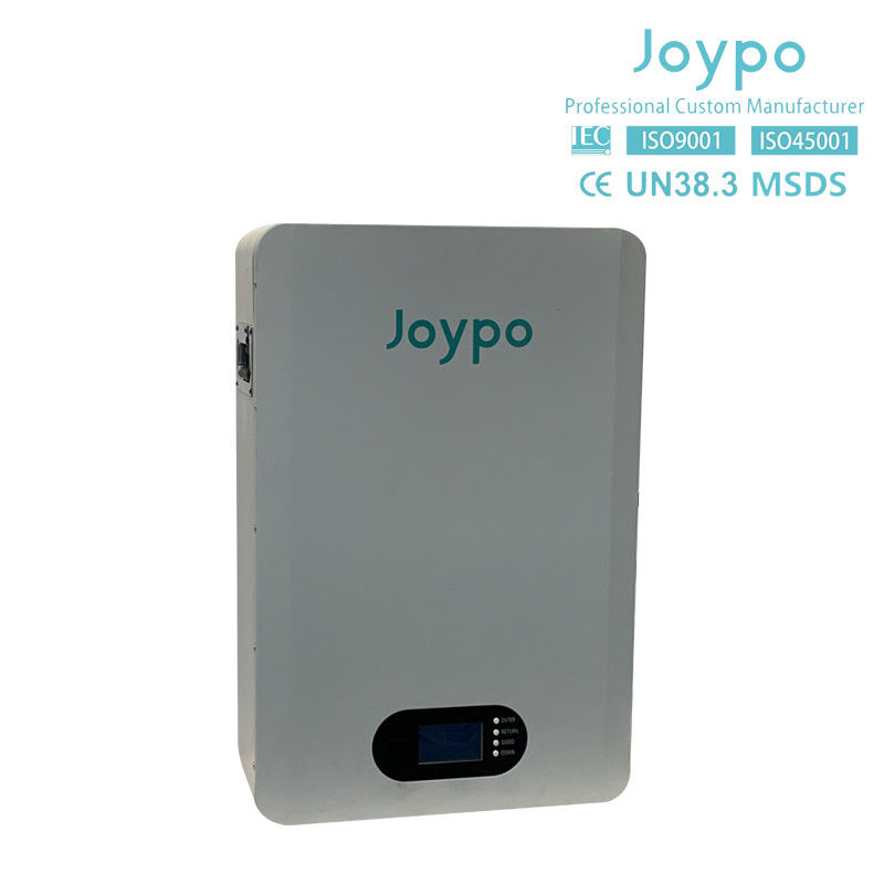Joypo Wandmontierte 5KWH 10KWH LiFePO4 wiederaufladbare Batterie zur Speicherung von Solarenergie