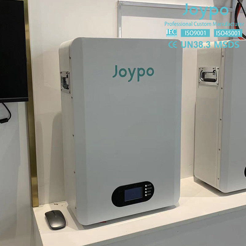 Joypo Wandmontierte 5KWH 10KWH LiFePO4 wiederaufladbare Batterie zur Speicherung von Solarenergie