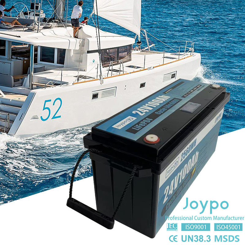 Bluetooth Optional 24V Marine Boat Batterie Tiefkreislauf für Trolling Motor Effizienz