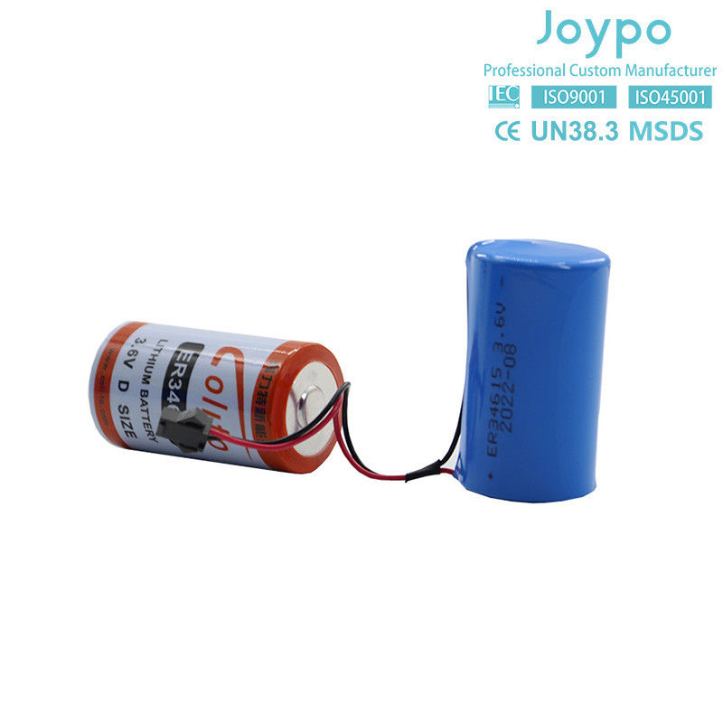 ER34615M Lithium Thionylchlorid Batterie 3.6V 14500MAh Nicht wiederaufladbare Spiral-Typ