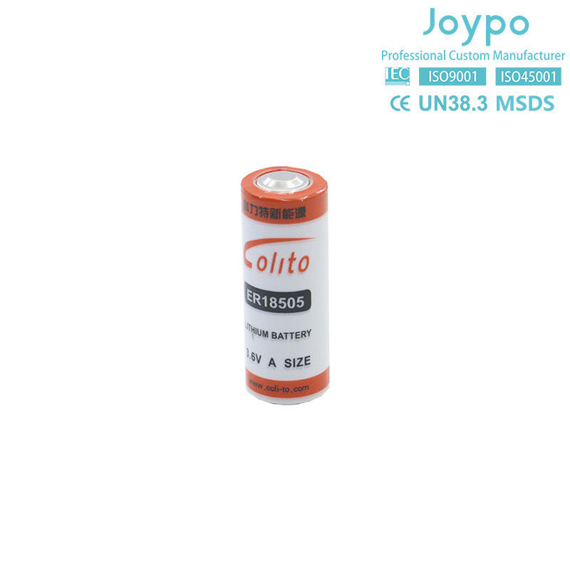 ER18505M Nicht wiederaufladbare Lithium-Batteriezelle 3.6V 3000mah Hohe Energiedichte Spiraltyp