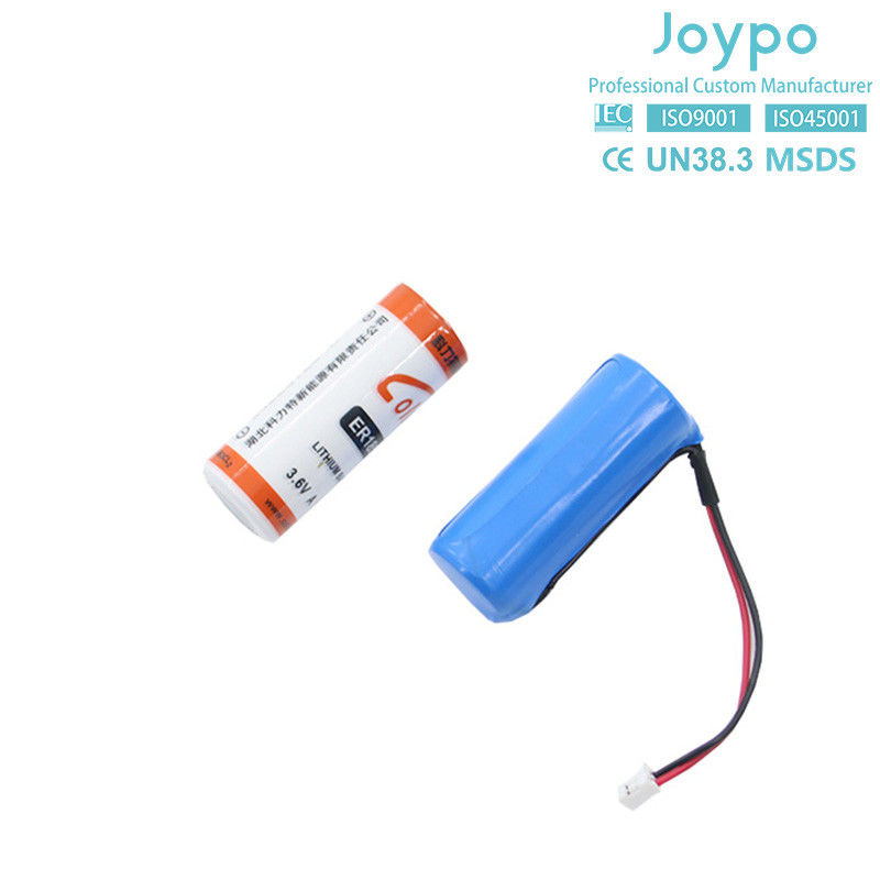 ER18505M Nicht wiederaufladbare Lithium-Batteriezelle 3.6V 3000mah Hohe Energiedichte Spiraltyp