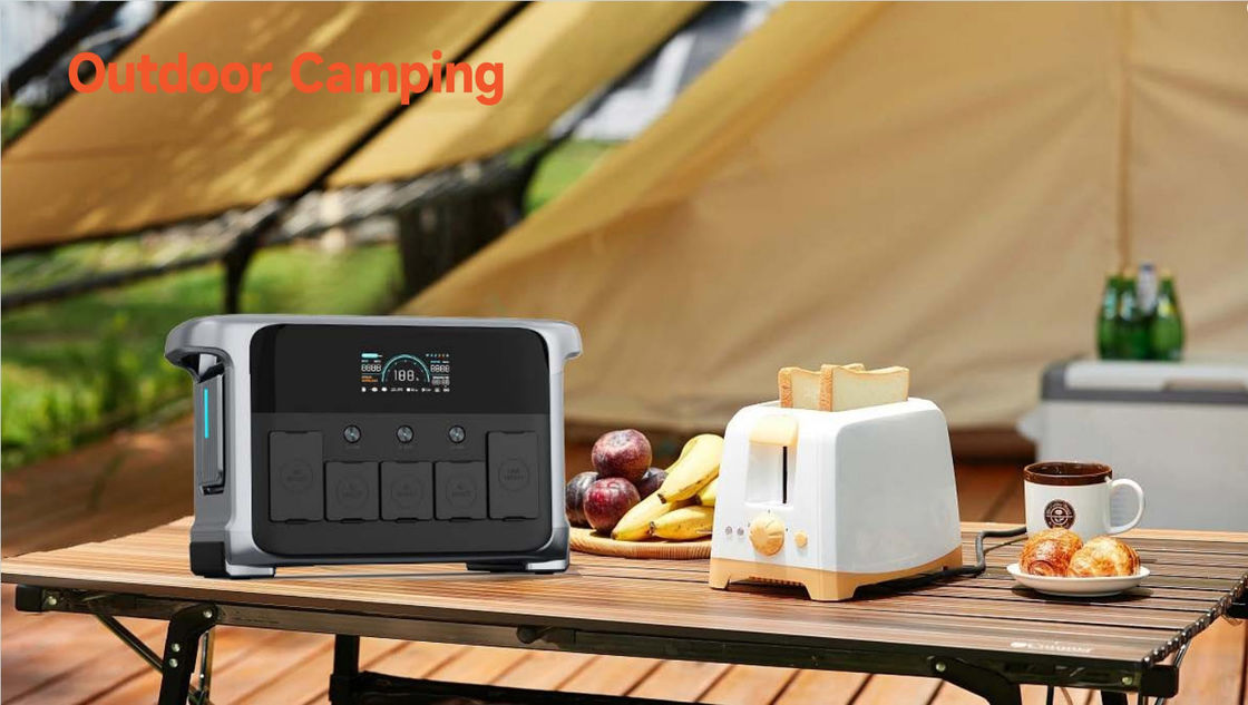 Portable Solar Electric Generator 1200W 110V 220V Backup UPS Solar Generator mit Autoladen