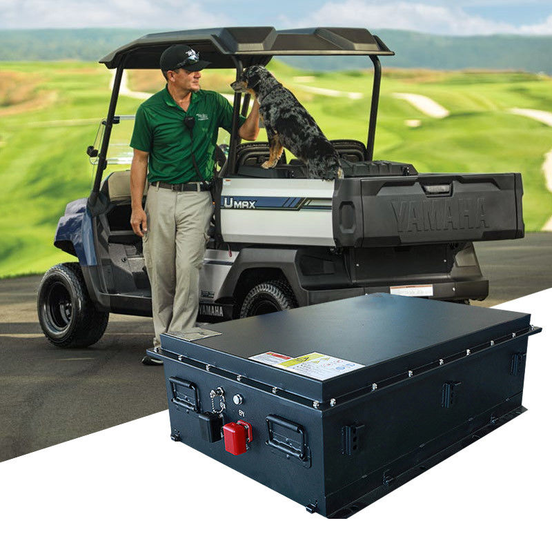 Club Car Golf Cart Lithiumbatterie 125Ah 51.2V LiFePO4 Batterie 4000 Mal Zyklusdauer