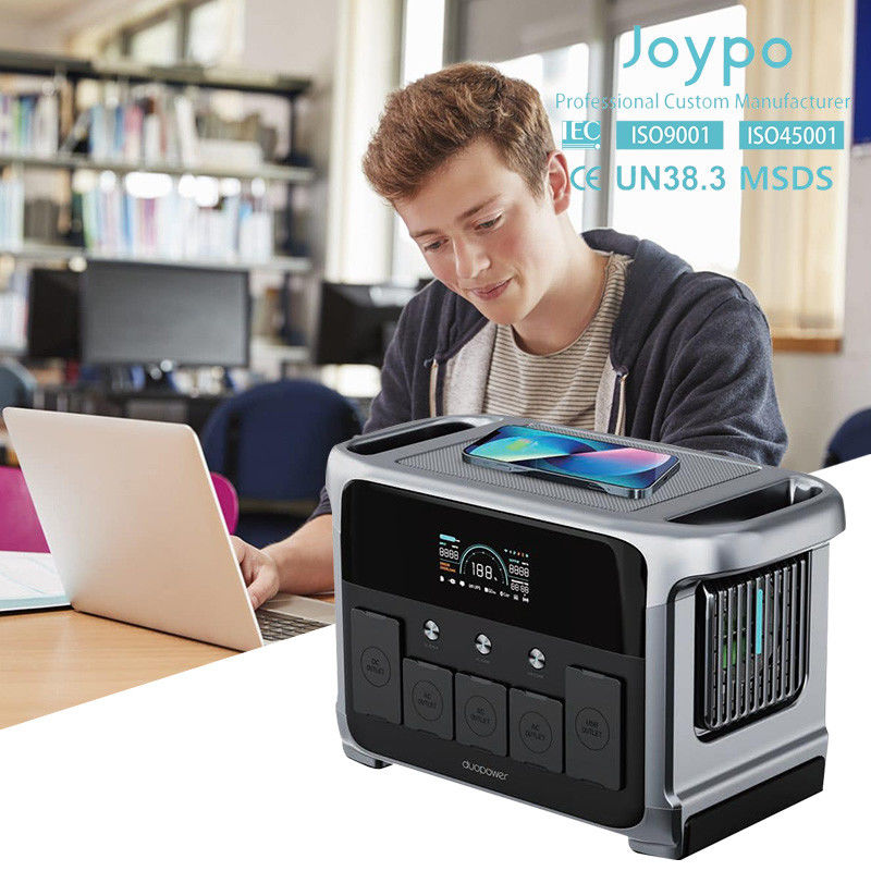 All-in-one tragbare Batterie-Solar-Backup-System mit Monitor und Steuerung APP 1152Wh 45Ah 25.6V
